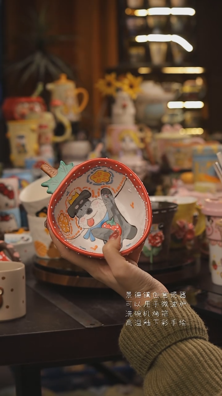 景德镇釉下彩绘设计师款式陶瓷
