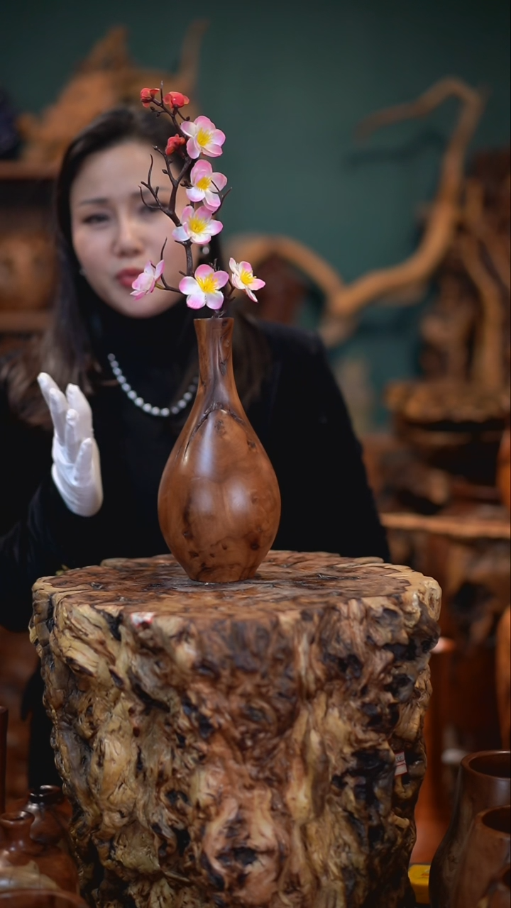 【闪购商品】枣木雷击枣木玉壶春