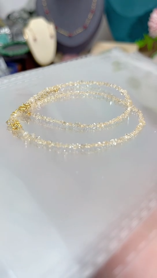 【闪购商品】钻石手链银S925镶嵌黄99