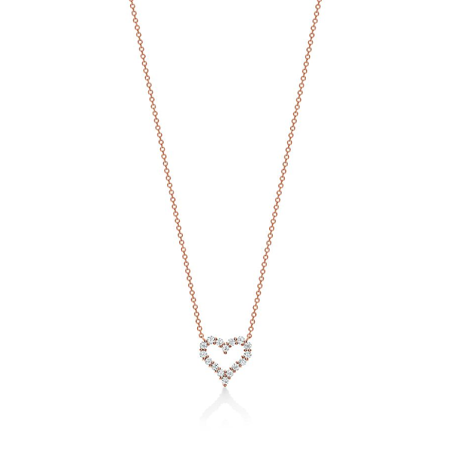 合金吊坠 心型项链