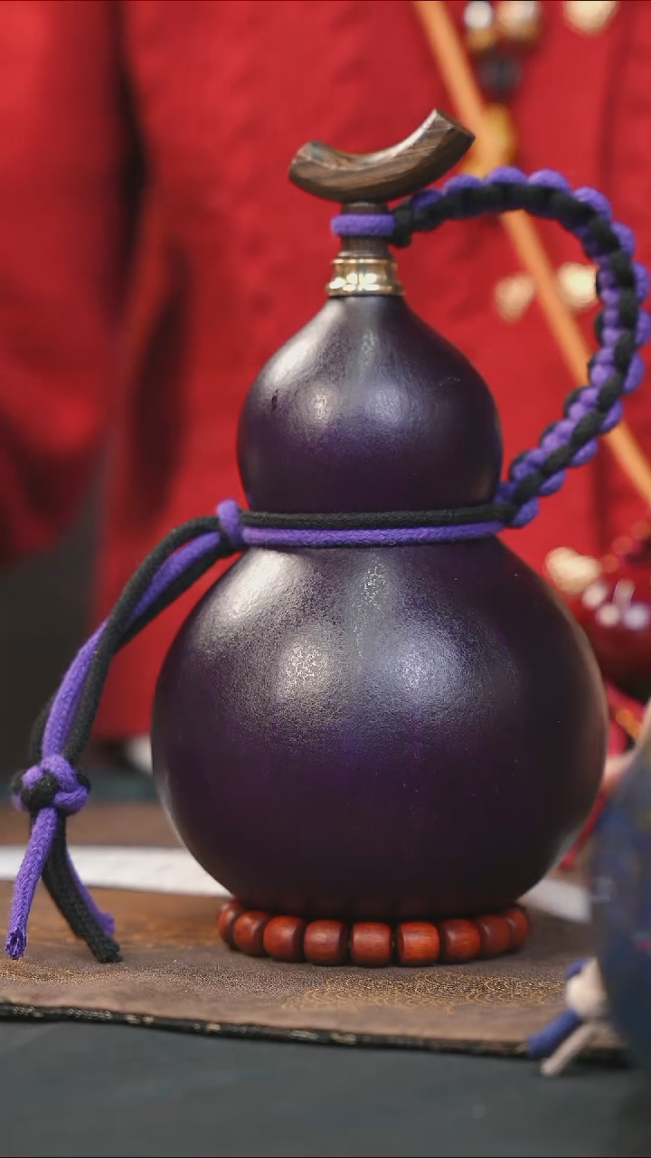 【闪购商品】WJ215大漆酒葫芦不包手串及旋转底座