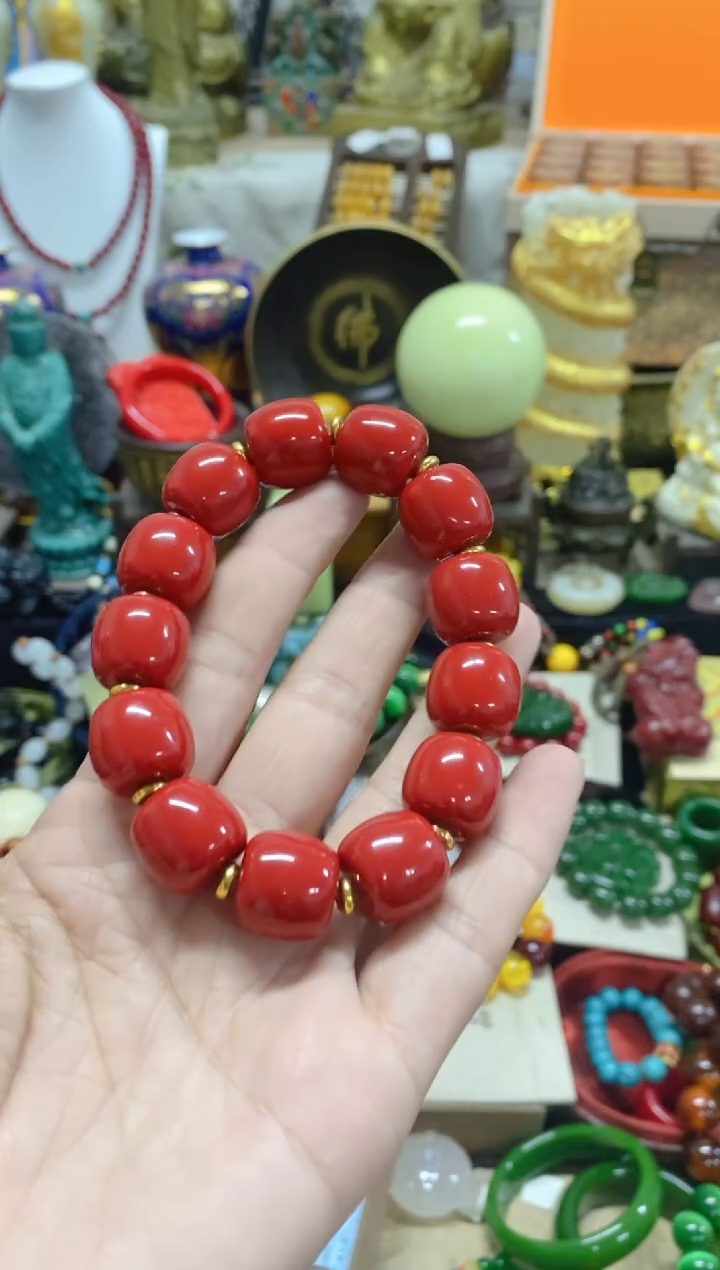 【闪购商品】南红玛瑙手串合金主播推荐主播推荐