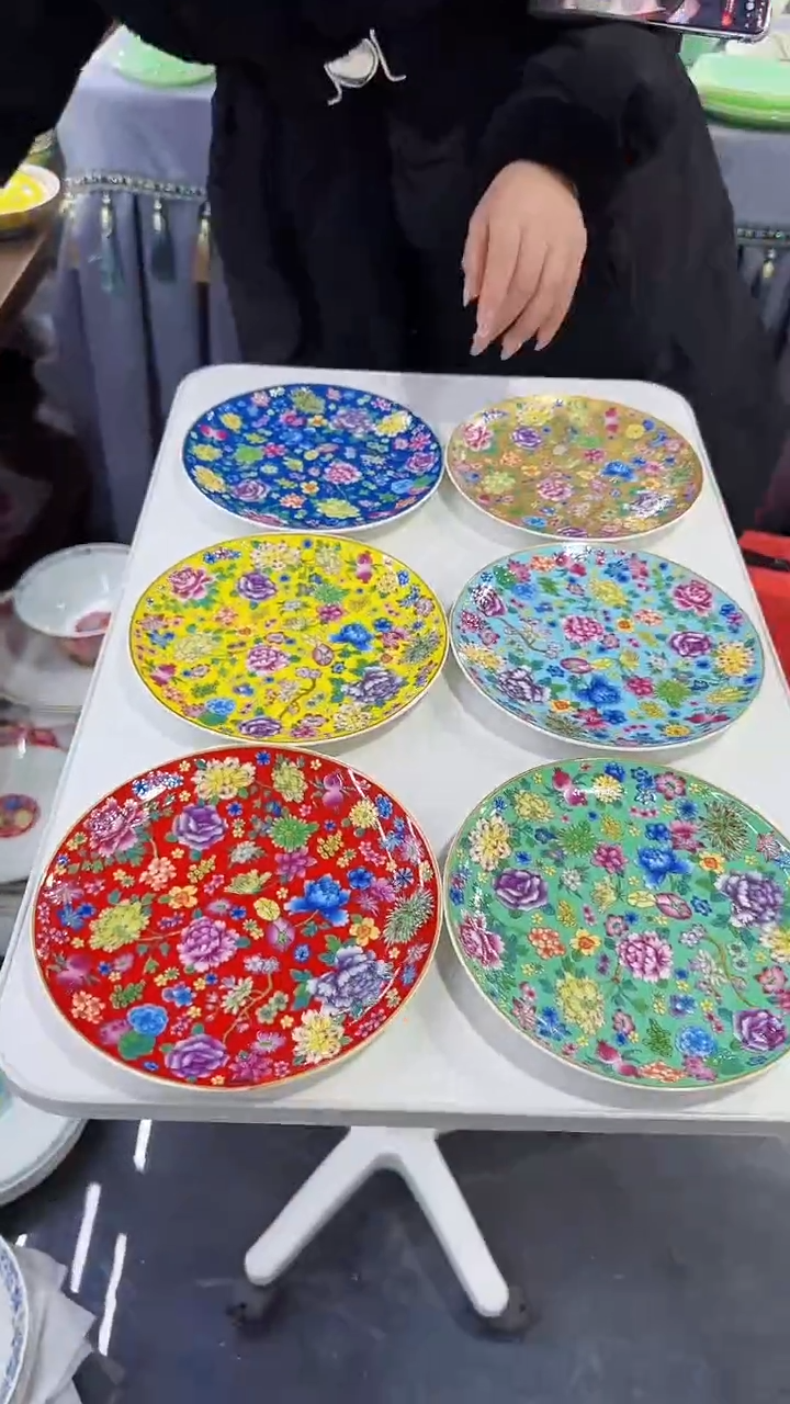 【闪购商品】瓷片7英寸骨碟6个景德镇陶瓷