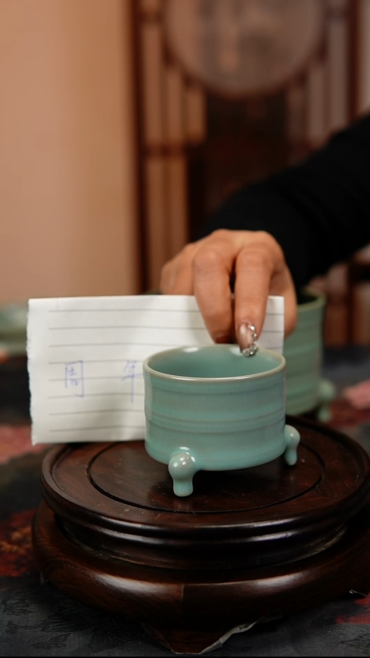 瓷片原产地原矿釉汝瓷