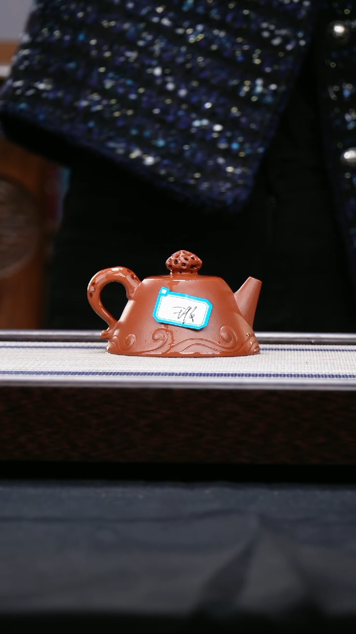 【闪购商品】紫砂茶壶  朱泥 大红袍 惊涛壶 