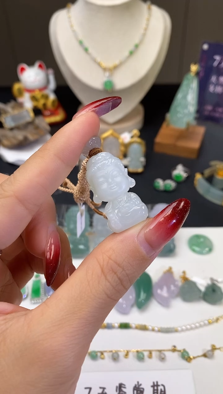 【闪购商品】翡翠吊坠(不含链)未镶嵌宝宝佛