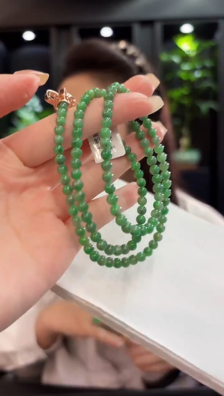 颈饰未镶嵌翡翠 缅料A货/支持复检/一件