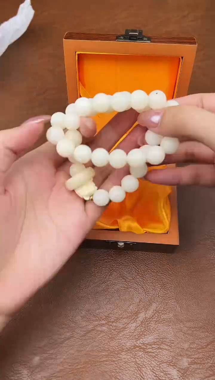 万家文玩阁白玉菩提链接@@YS964