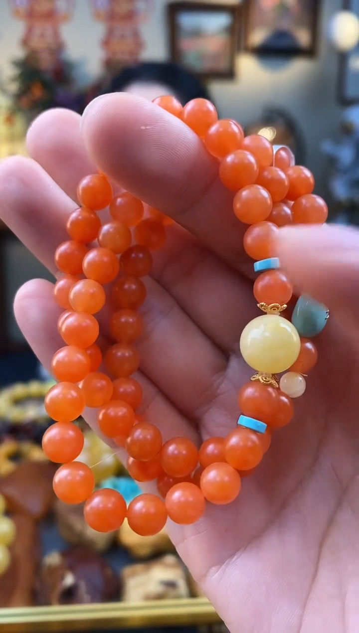 【闪购商品】未镶嵌南红玛瑙手串手串多圈（多样性发其一）