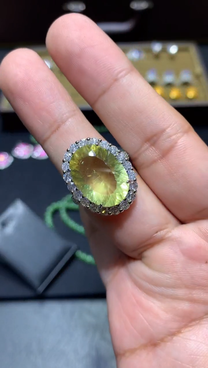 未镶嵌戒指水晶K103