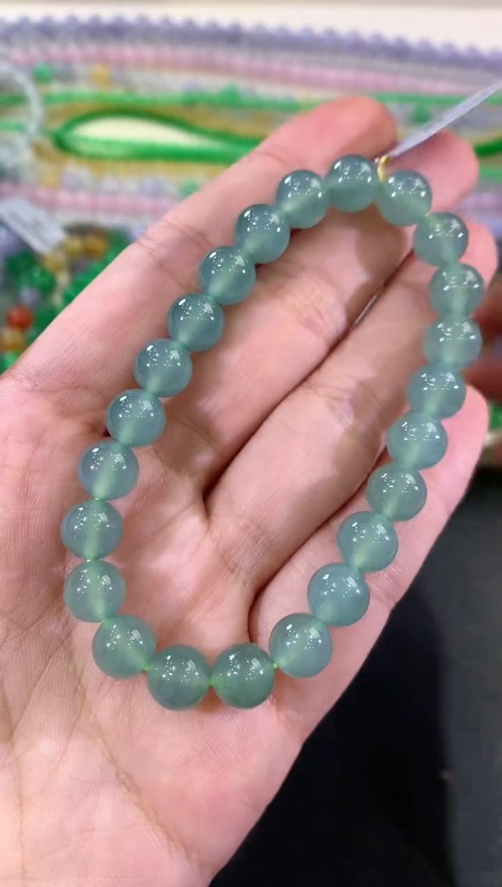 未镶嵌手串翡翠C38      