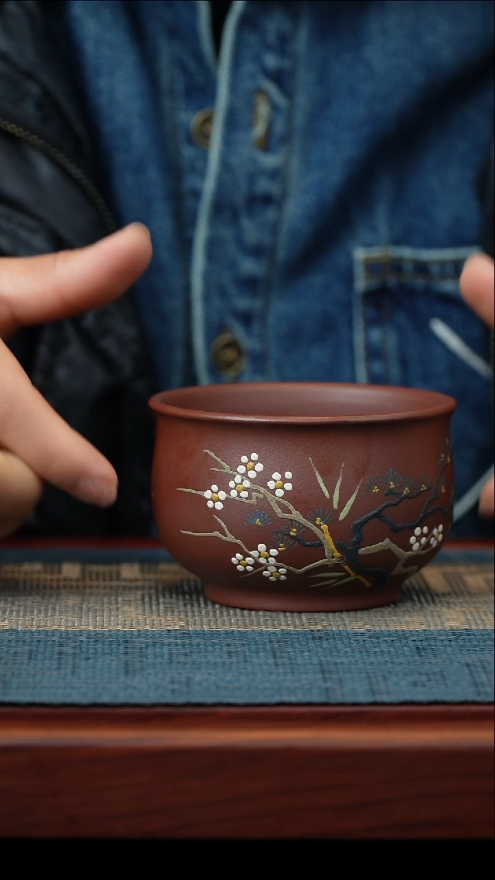 紫砂茶杯紫砂主人杯