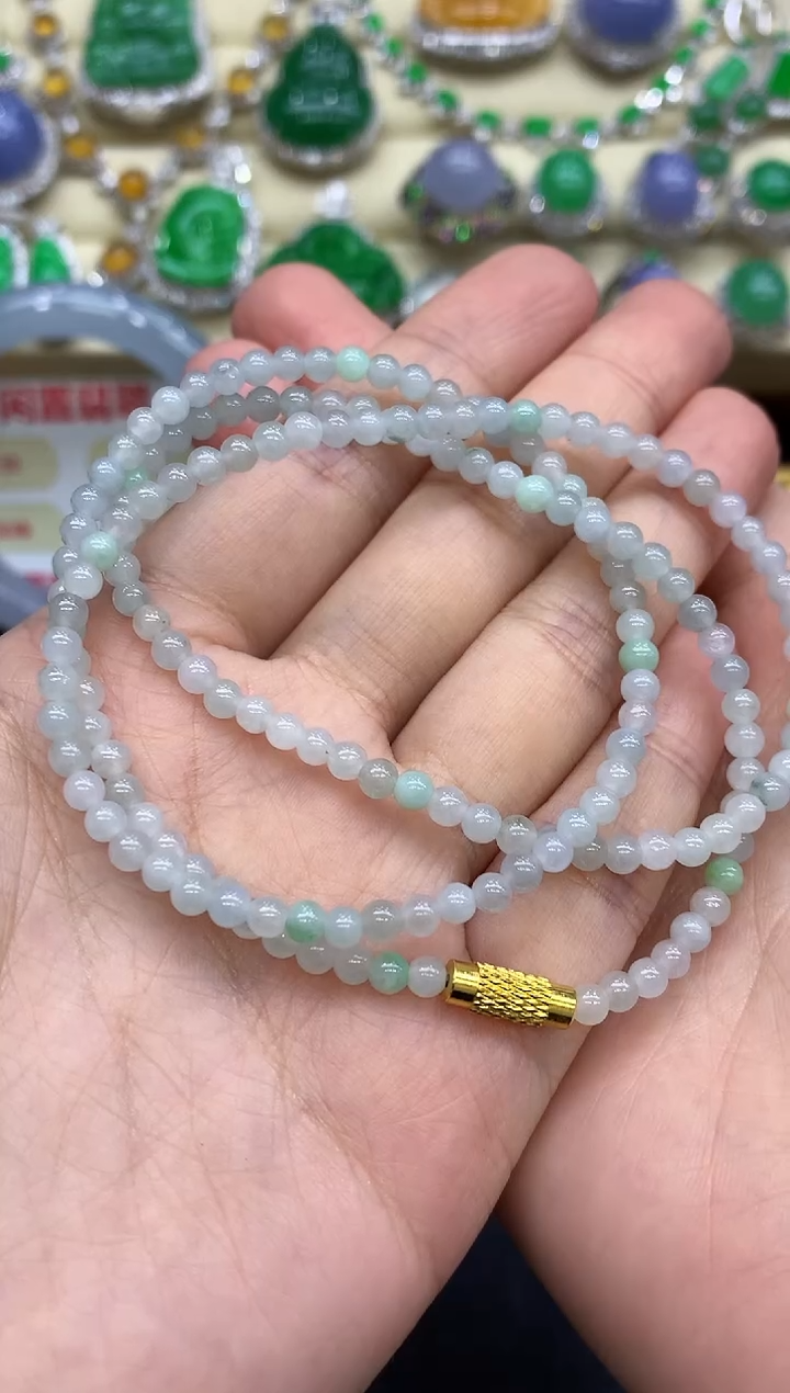 颈饰未镶嵌翡翠100-中国好珍宝