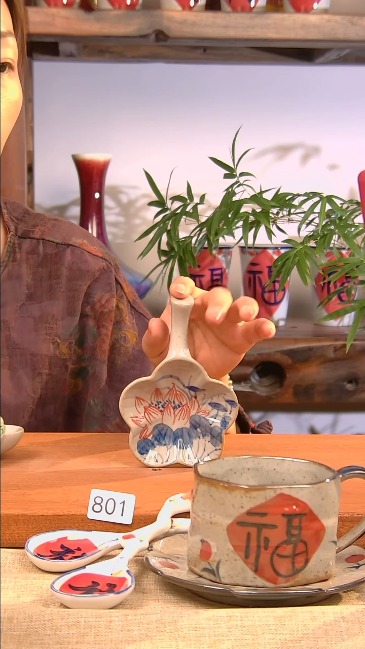 碟景德镇陶瓷手工手绘801