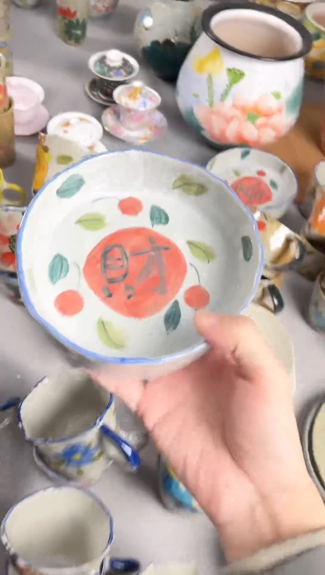 【闪购商品】瓷片景德镇手绘高温釉下彩