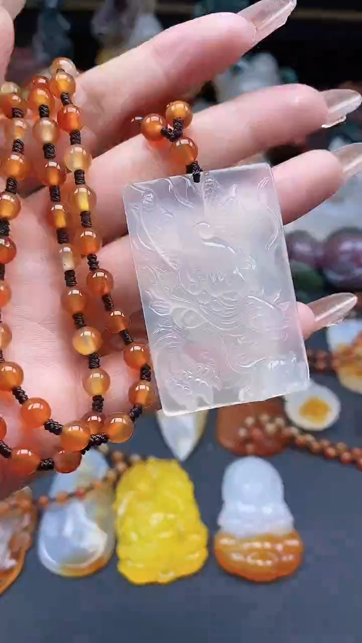 【闪购商品】玛瑙/玉髓颈饰未镶嵌dd