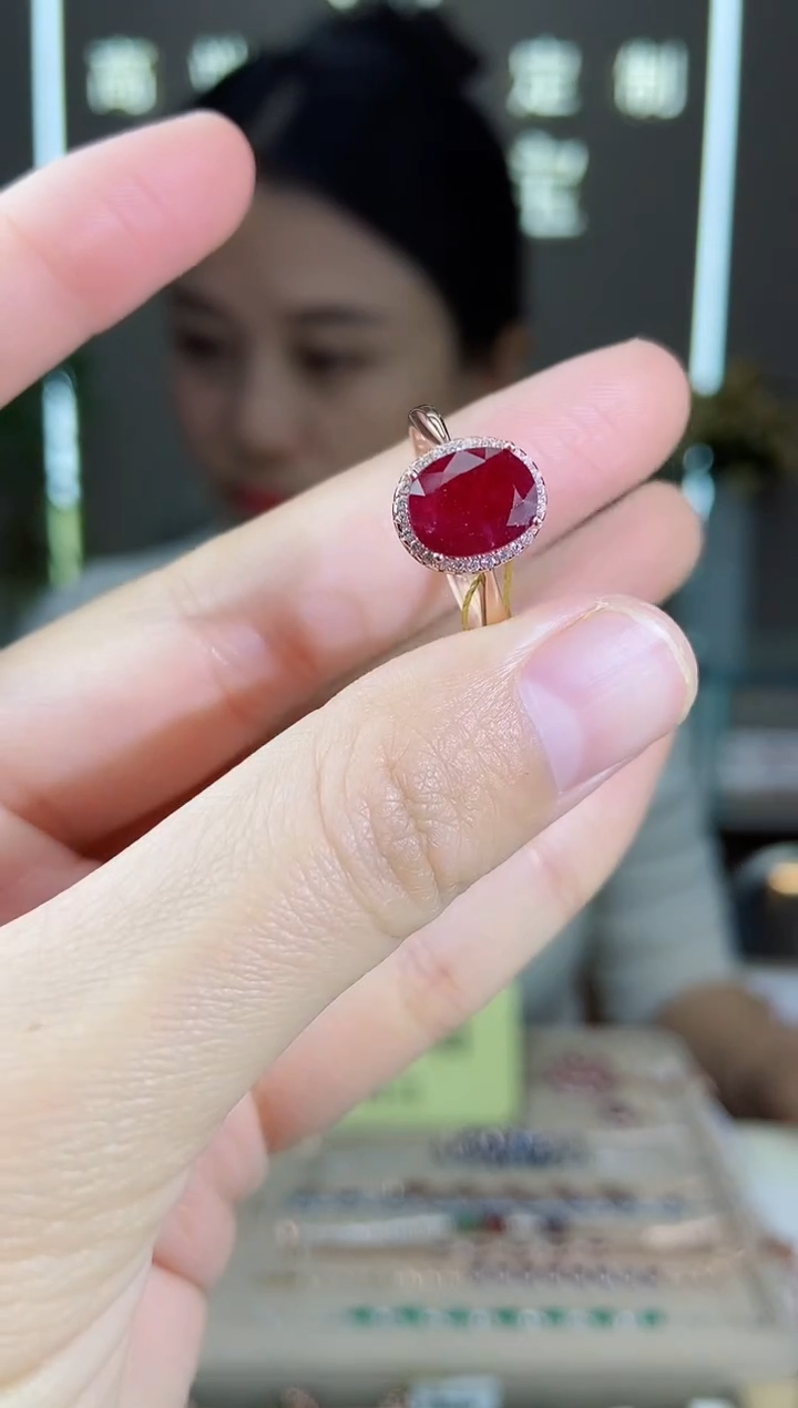 【闪购商品】红宝石手饰银S925镶嵌手饰