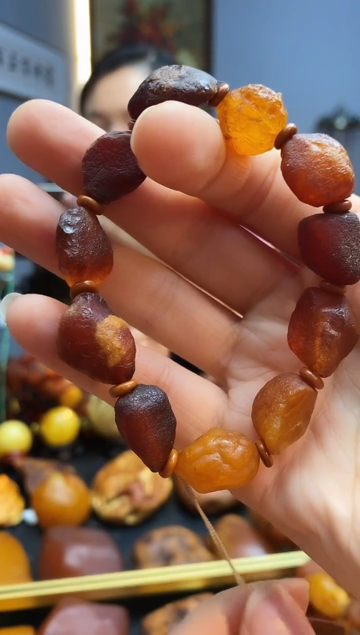 手串琥珀未镶嵌手串