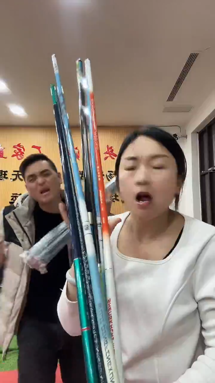 碳素4.5m样品竿随机发