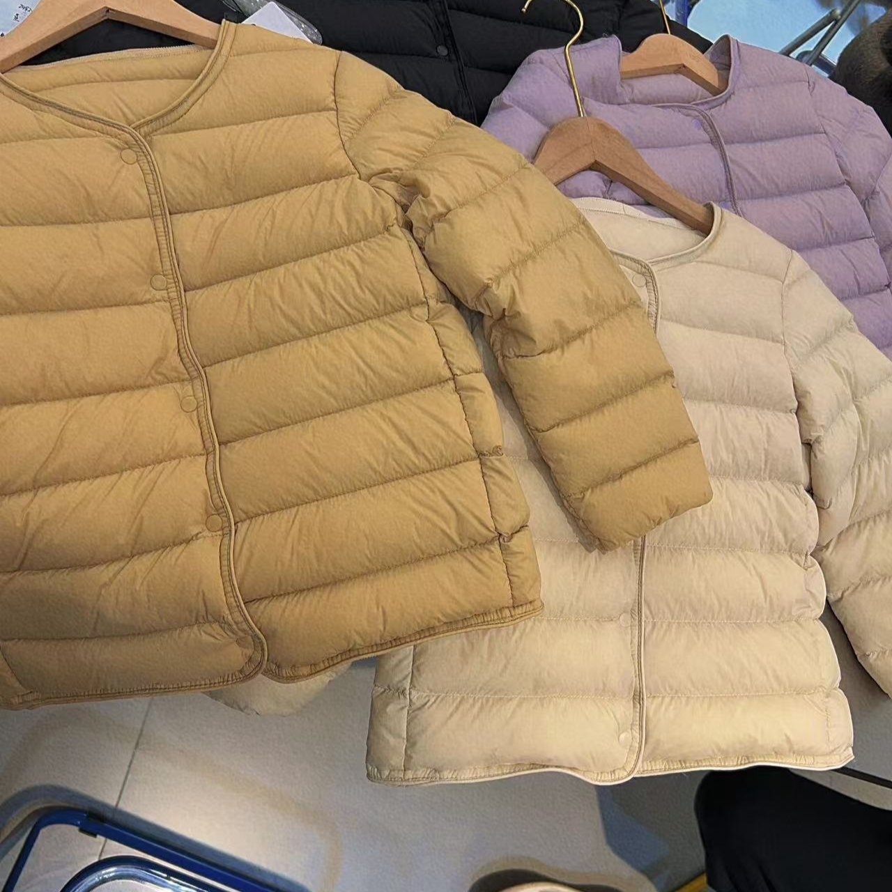 4922款花郎家长袖羽绒服儿童女童男童短款休闲轻薄（