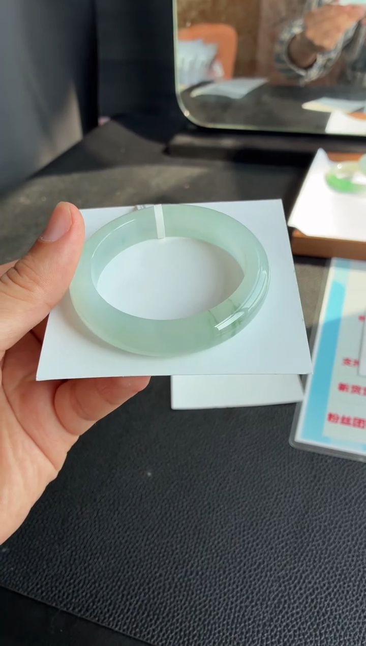 未镶嵌手镯翡翠108号54.9*12.3*9正圈