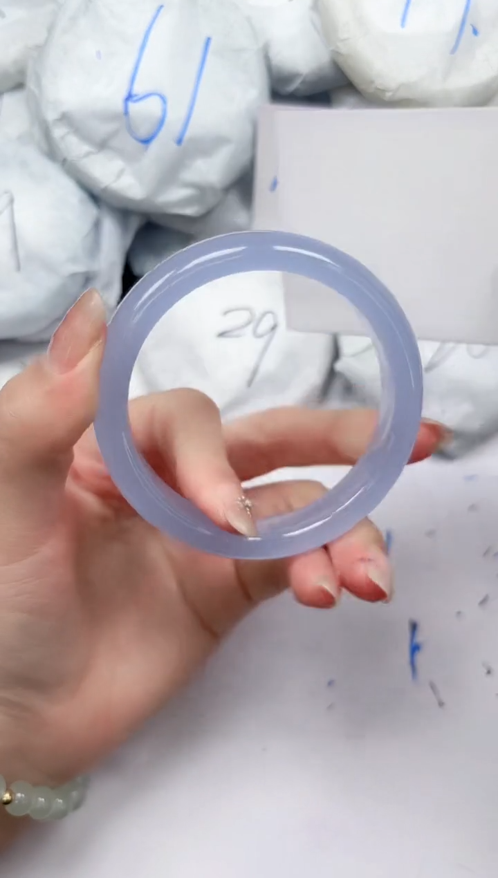 未镶嵌手镯石英质玉a127/5859