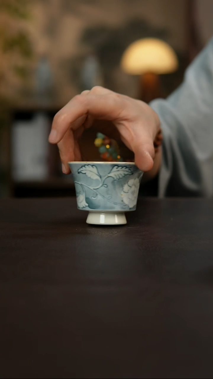杯景德镇陶瓷杯碗柴烧多人