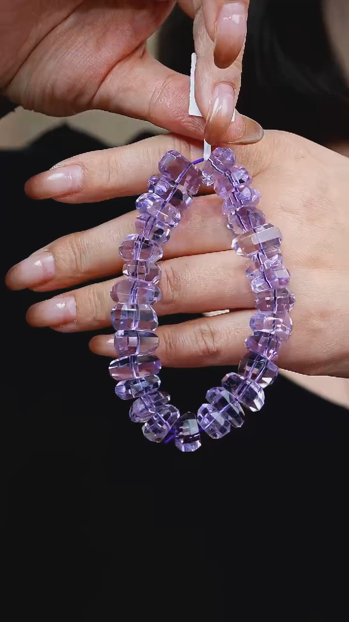 【闪购商品】紫晶手串未镶嵌手串009
