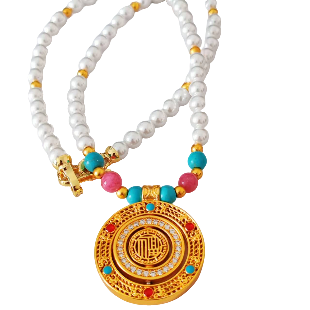 非金属珐琅吊坠  轻奢时尚气质百搭精致精美吊坠ZDM113106