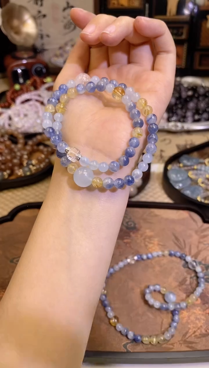 【闪购商品】蓝晶石手串未镶嵌1306