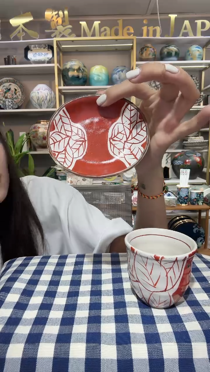 瓷11厘米小碟一只装