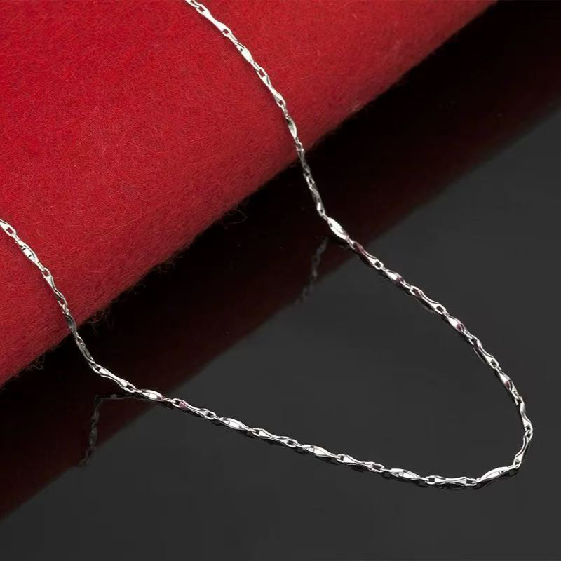 链子足银 999.9足银 简约元宝链（25715）