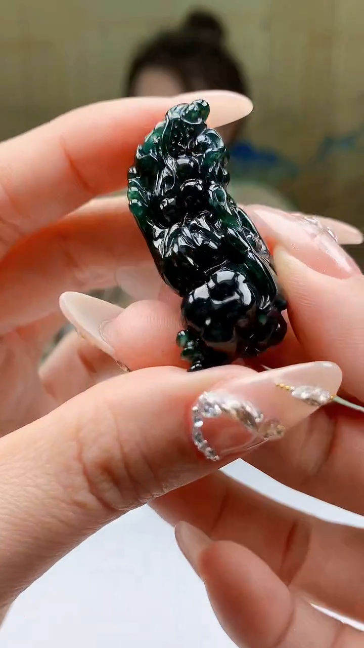 【闪购商品】定制翡翠未镶嵌4902ty-毛货挂件49