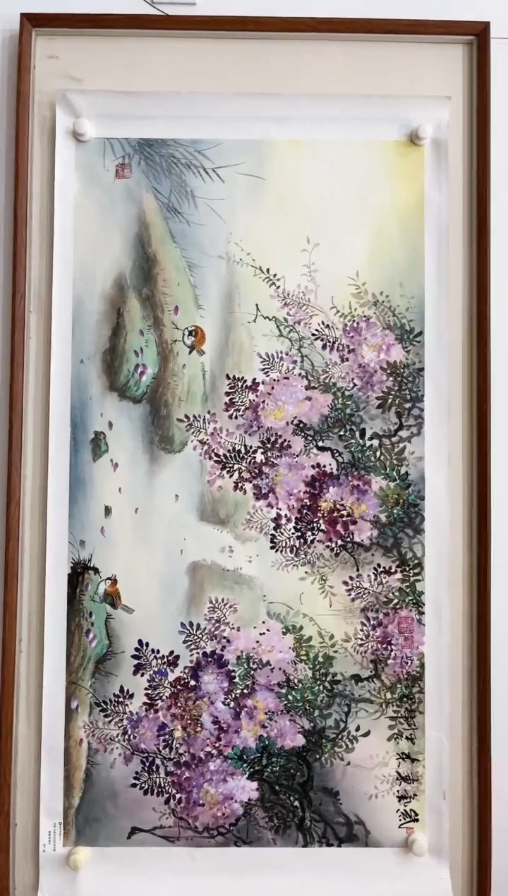 【闪购商品】国画2.25艺术馆颜新辉四尺原作14/119