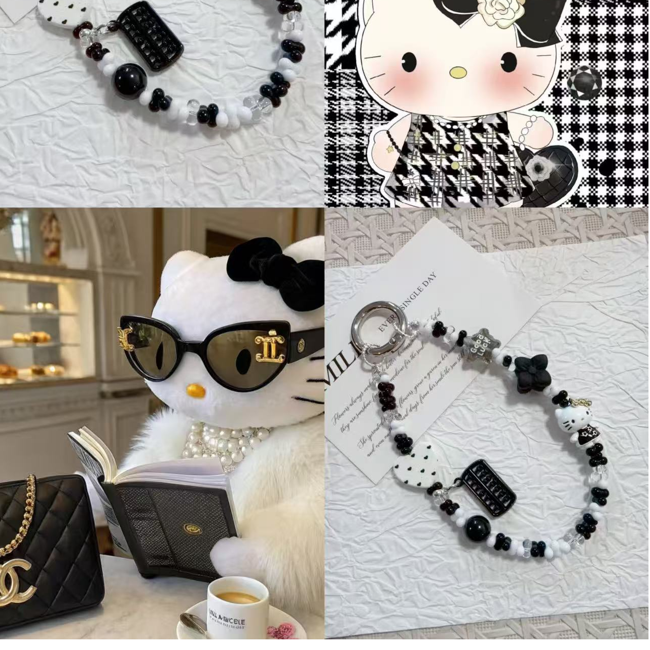 B077［名媛Kitty］手机挂件