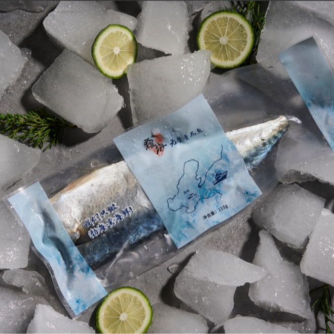 霜海无骨青花鱼冷冻鱼片生鲜海鲜水产单片 70克/115克