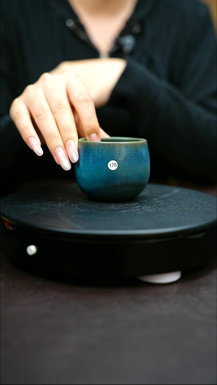 176#原矿钧瓷炉钧釉主人杯