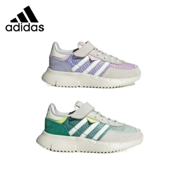 adidas/阿迪达斯25年夏款儿童透气网面防滑跑步运动鞋JR7998