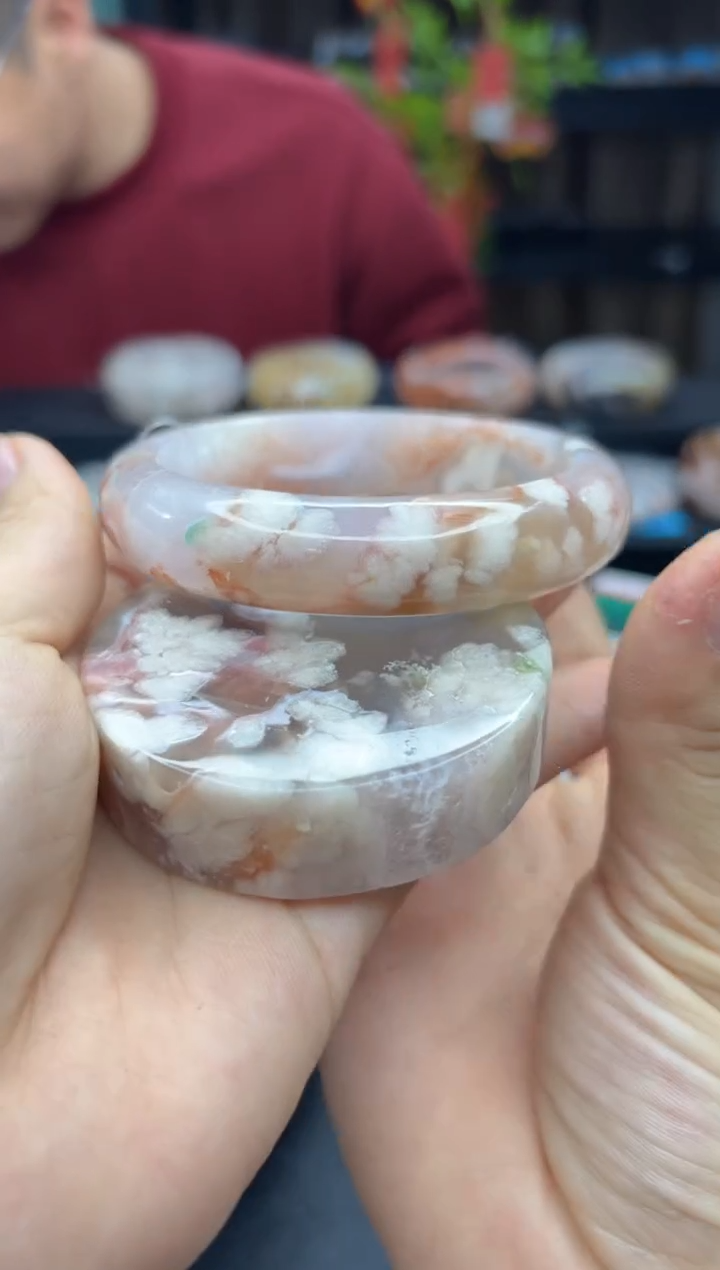 【闪购商品】石英质玉手镯未镶嵌211（62圈赠送镯心）