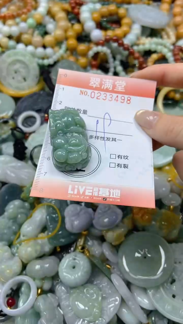 未镶嵌挂件翡翠闪购0233498