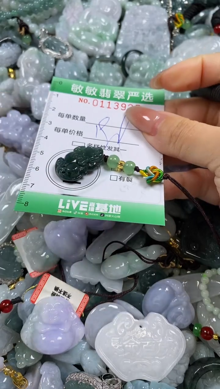 【闪购商品】翡翠颈饰未镶嵌闪购0113925