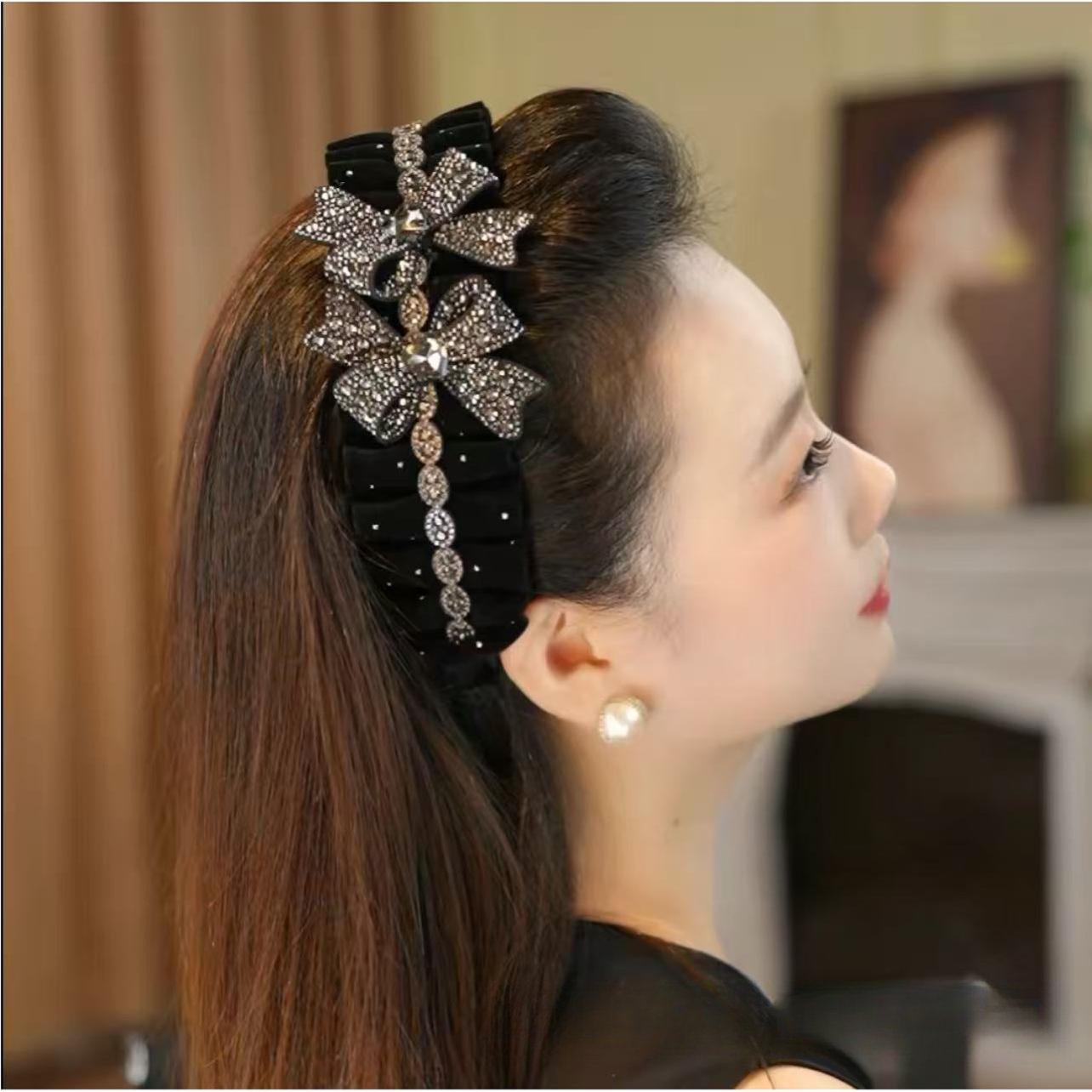 花坞丝绒立体花卉发箍精致轻奢高端头箍时尚百搭发饰2025新款