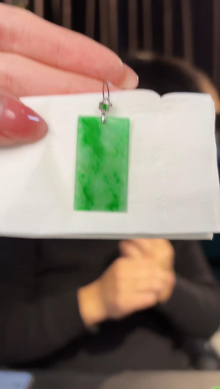 【闪购商品】翡翠颈饰18K金镶嵌缅料A货/支持复检/一件