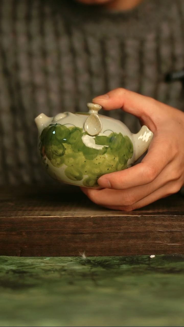 手工手绘瓷器青诗集手工手绘瓷器