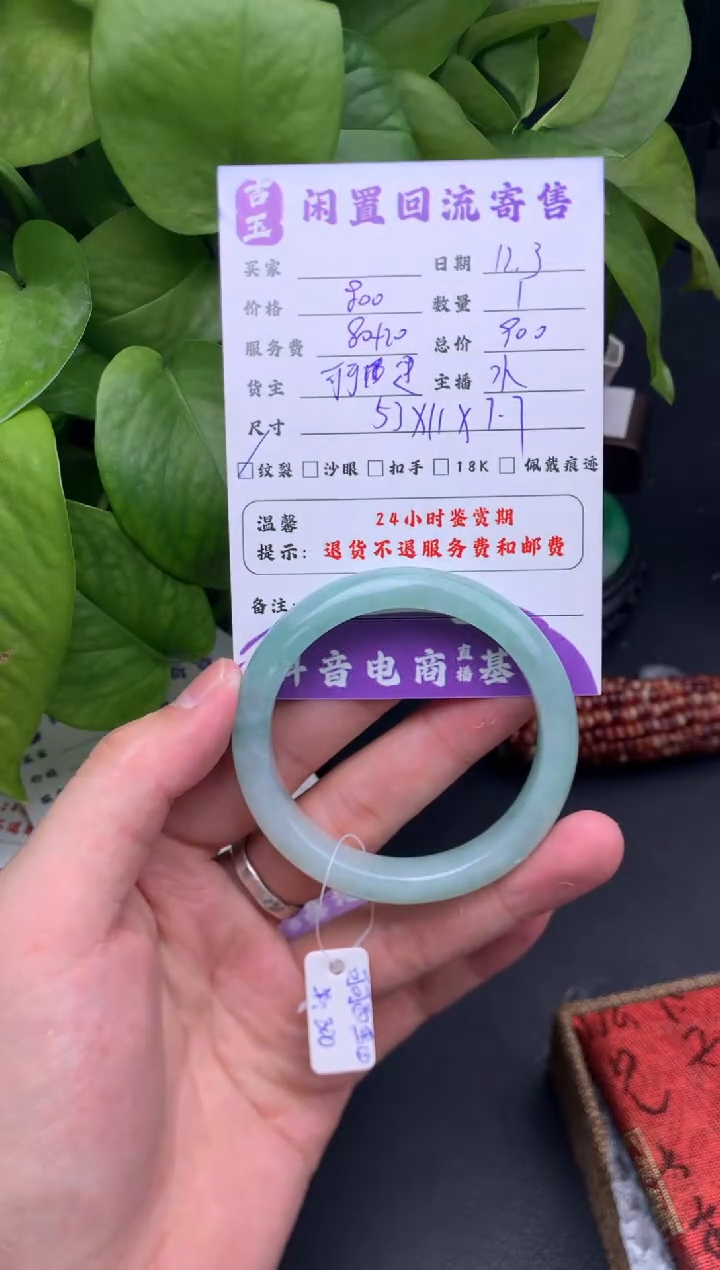 未镶嵌手镯翡翠手镯