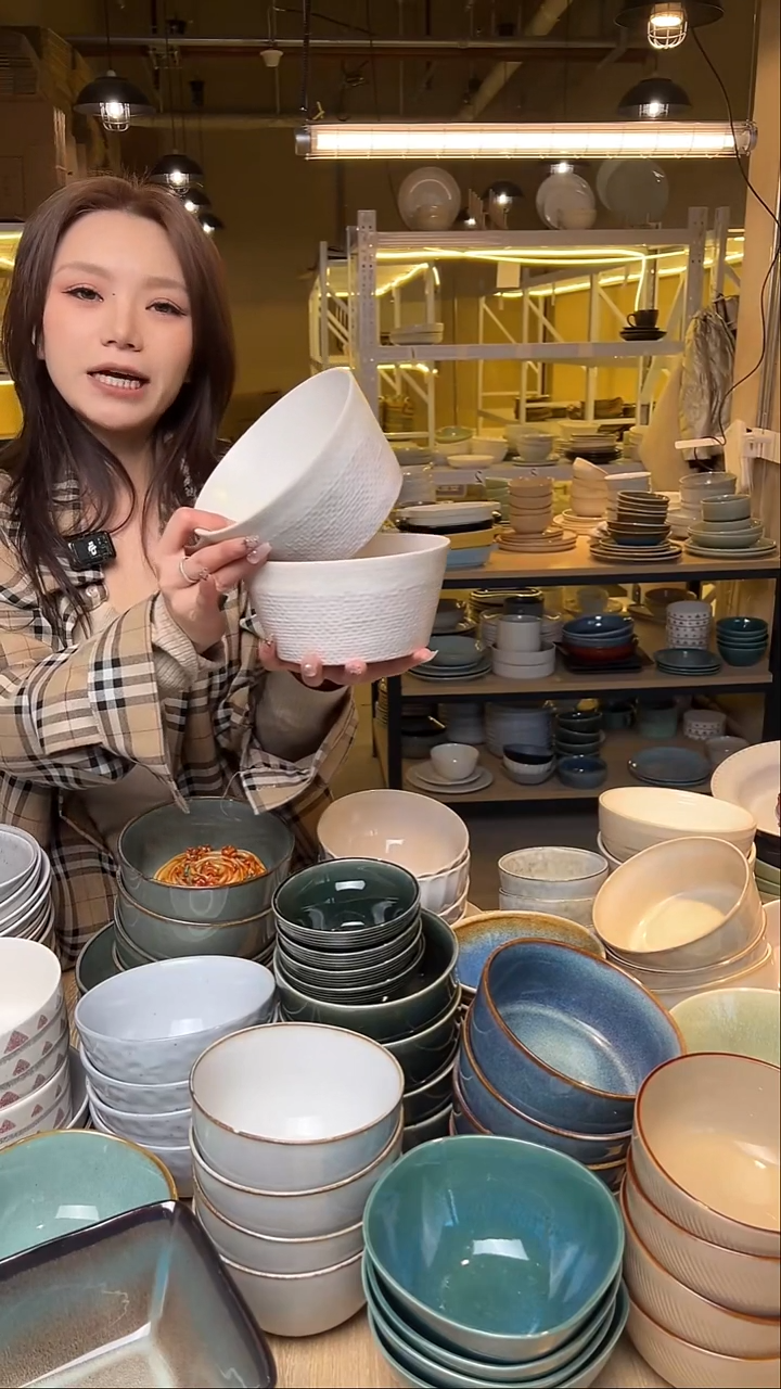 瓷40【瑕疵】外贸尾货窑变釉下彩