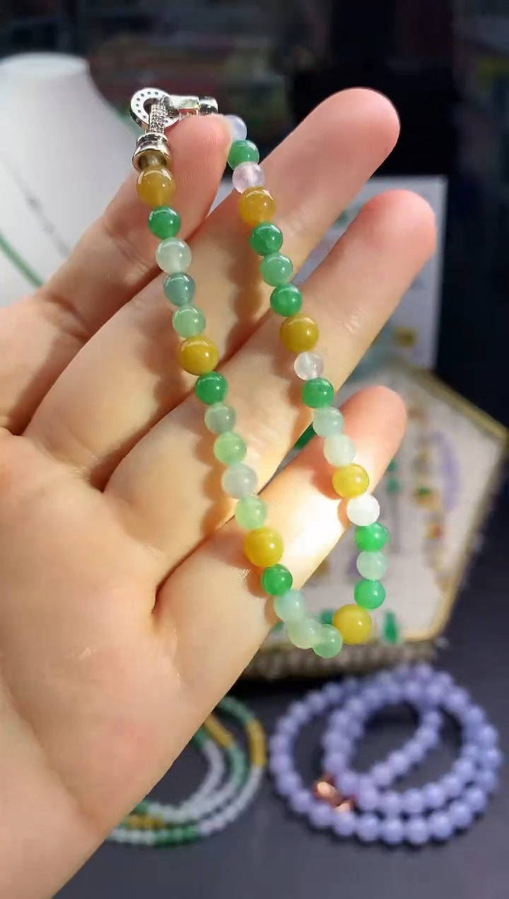 【闪购商品】翡翠颈饰未镶嵌翡翠手串|不退不换