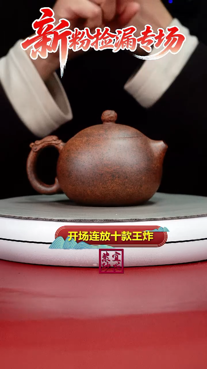 茶壶紫砂蒋静明天星泥柴烧龙把西施330CC