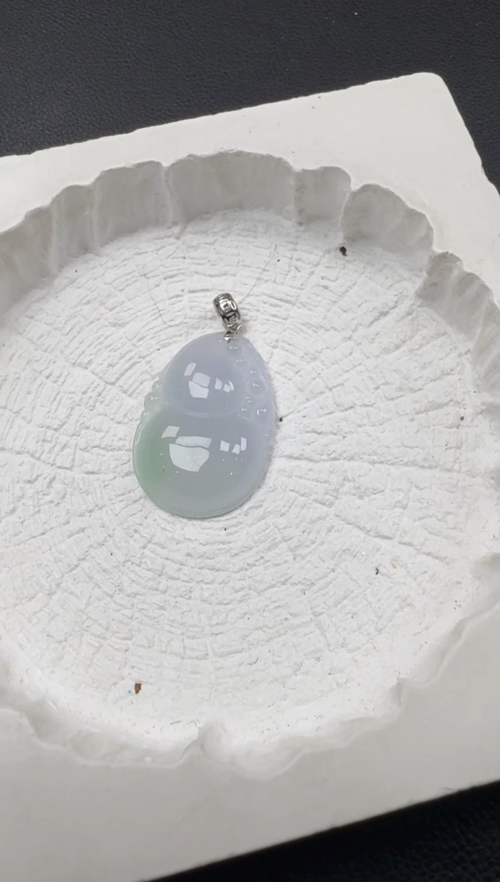 【闪购商品】翡翠颈饰18K金镶嵌YM1059-5葫芦