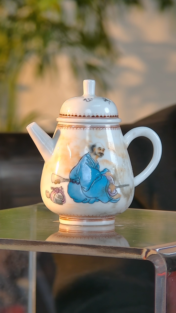 【闪购商品】壶C48【人间瓷画】《金言》